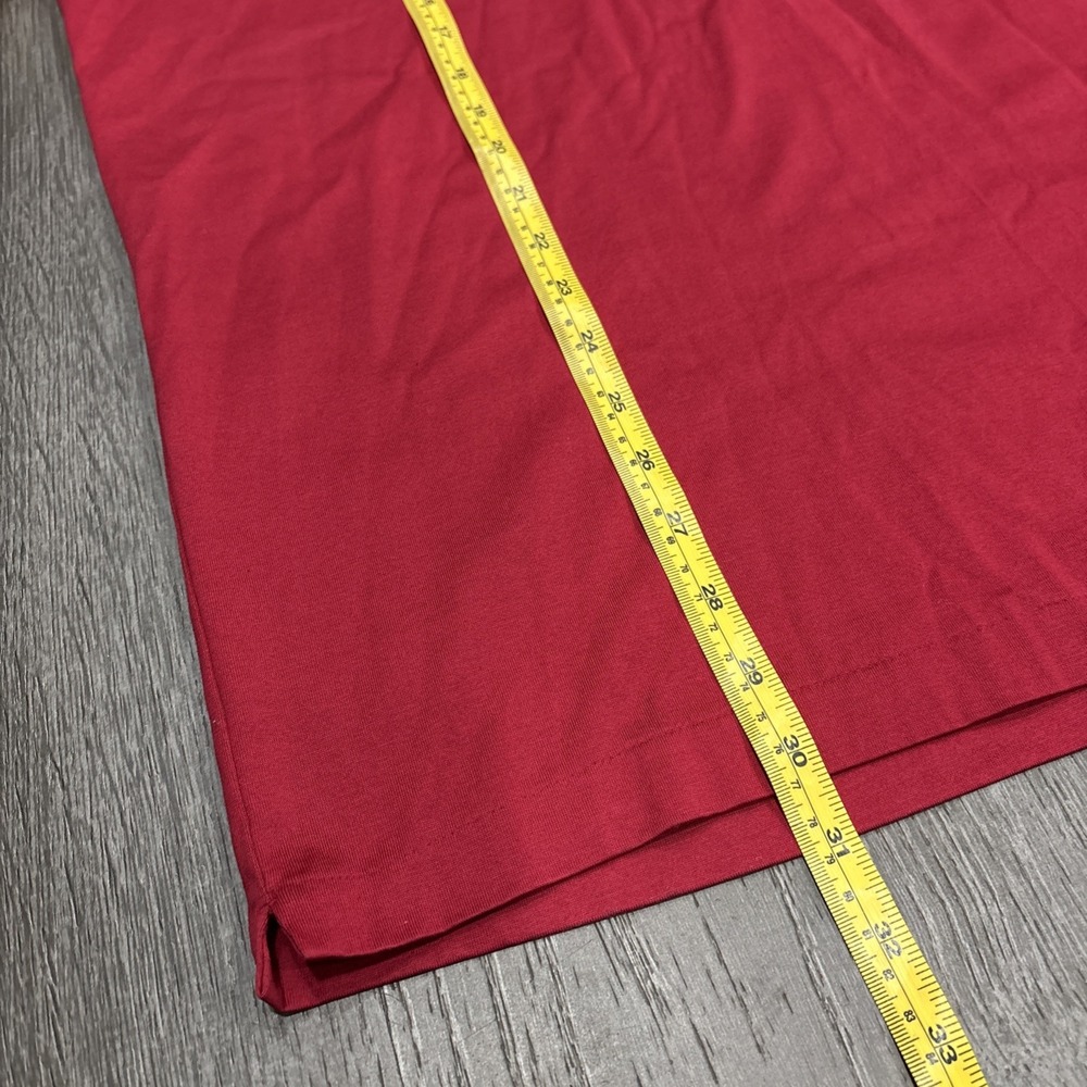 Vintage 90s Nike Golf Polo Shirt Mens Size Large Red Short Sleeve Pullover * - Picture 7 of 11